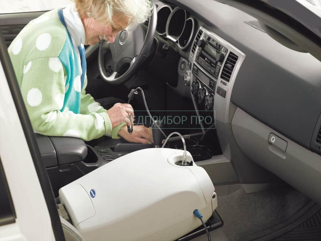 Использование концентратора INVACARE SOLO2 в машине