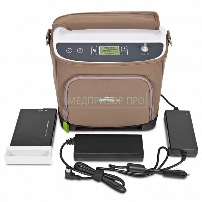 Кислородный концентратор PHILIPS SimplyGo компектация