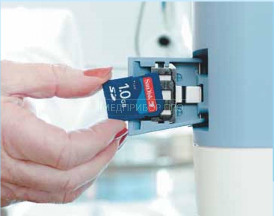 Результаты ИВЛ на флеш карте SD