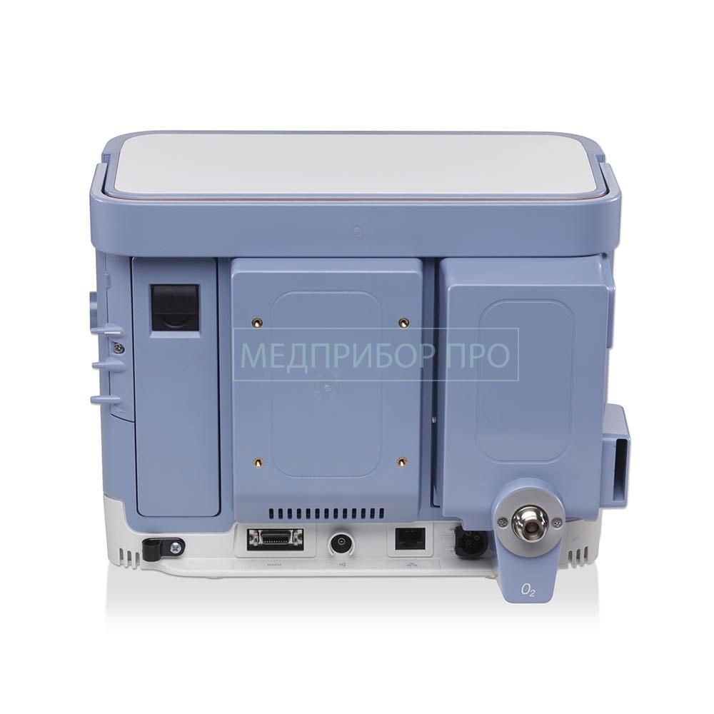 Вид ИВЛ сзади - коннекторы и разъёмы