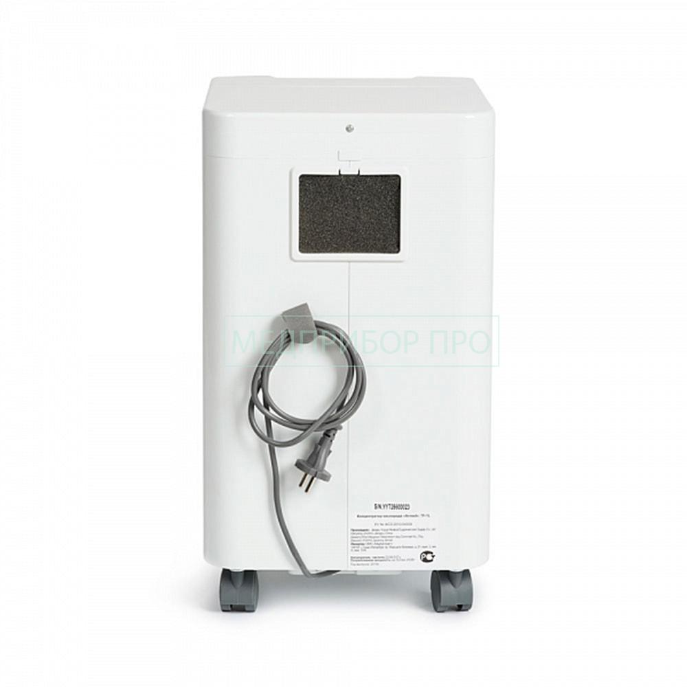 Концентратор имеет колеса для перемещения по дому Концентратор имеет колеса для перемещения по дому