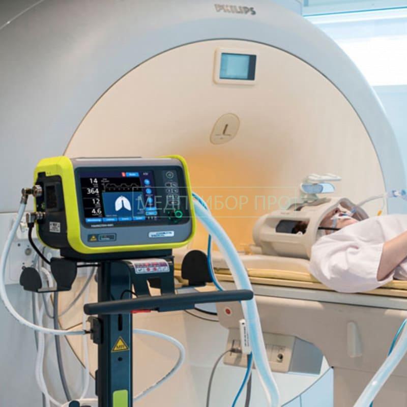 ИВЛ с защитой от магнитного поля томографа