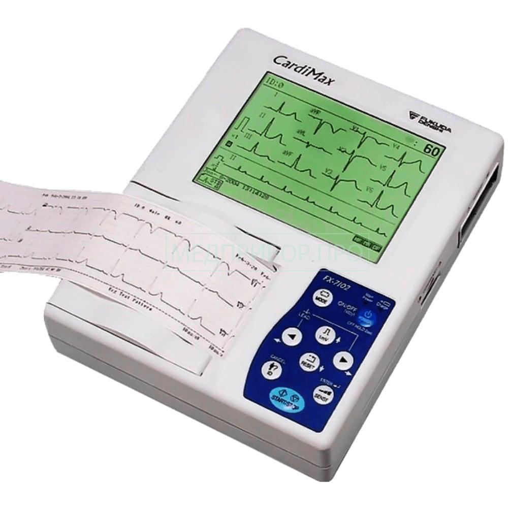 Кардиограф. Электрокардиограф 3-канальный Fukuda FX-7102. Электрокардиограф Fukuda FCP-7101 CARDIMAX. Электрокардиограф Fukuda Denshi CARDIMAX FX-7102. Электрокардиограф трехканальный CARDIMAX FX-7102.