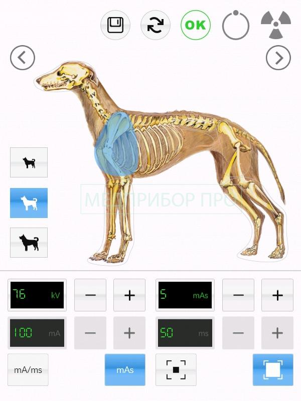 VETLIGA PR-5 Vet - цифровая мобильная рентгеновская система
