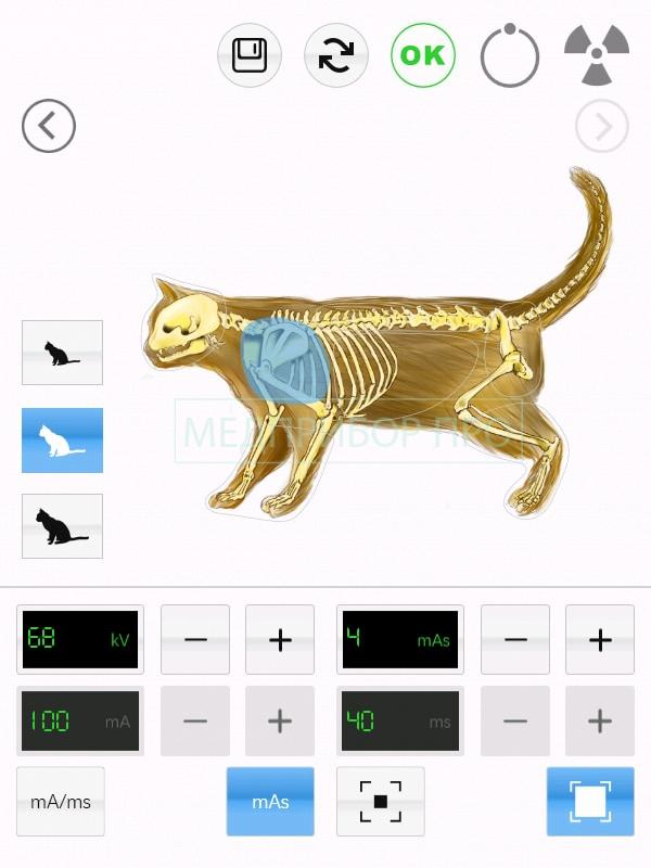 VETLIGA PR-5 Vet - цифровая мобильная рентгеновская система