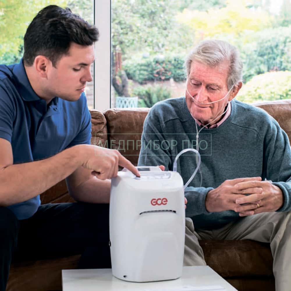 Портативный концентратор с постоянным потоком GCE Zen-O6 Портативный концентратор с постоянным потоком GCE Zen-O6
