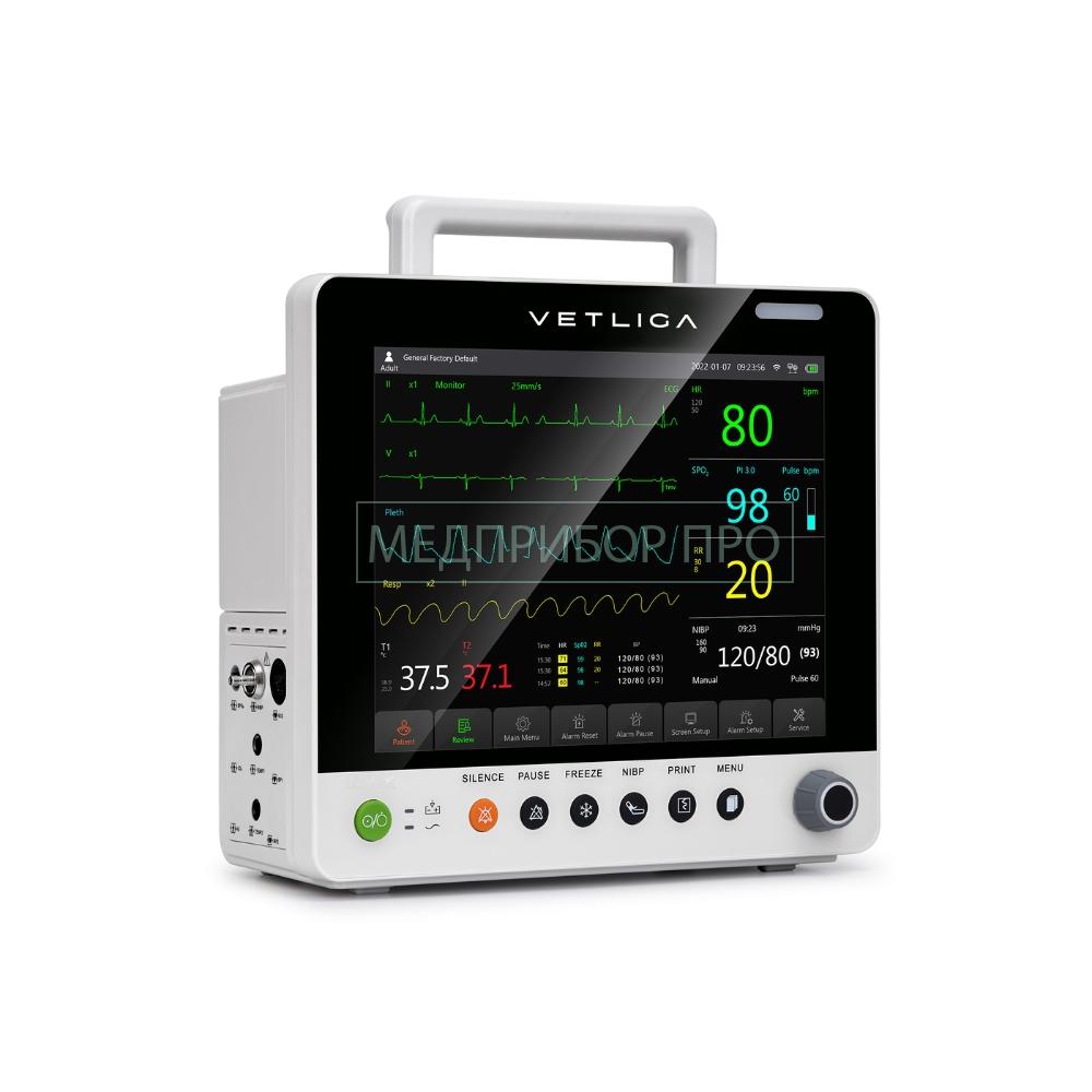 VETLIGA M12 - ветеринарный монитор пациента VETLIGA M12 - ветеринарный монитор пациента