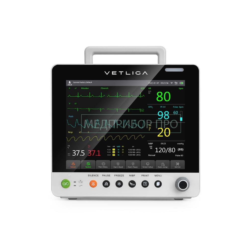 VETLIGA M12 - ветеринарный монитор пациента VETLIGA M12 - ветеринарный монитор пациента