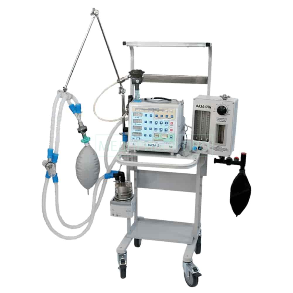 Фаза-21 - ИВЛ-аппарат с наркозной приставкой Фаза-21 - ИВЛ-аппарат с наркозной приставкой