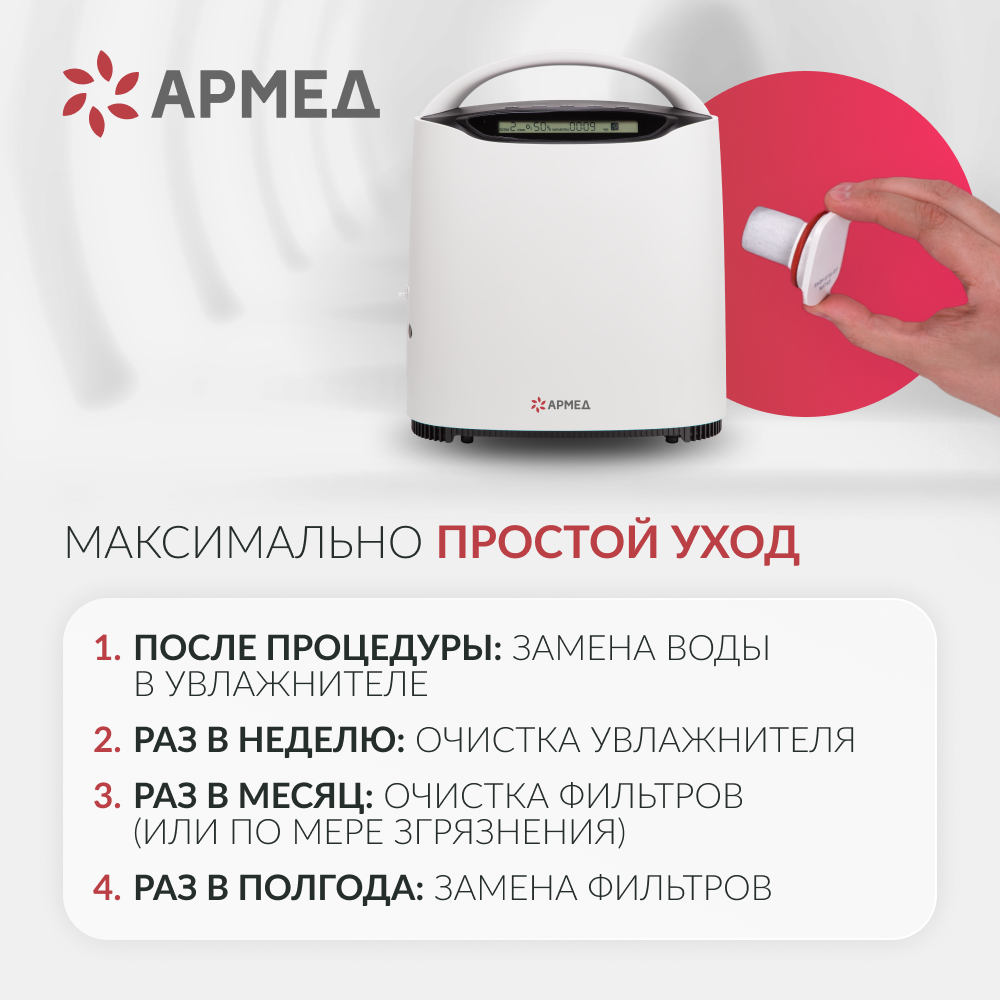 Армед — YU500 — концентратор кислорода