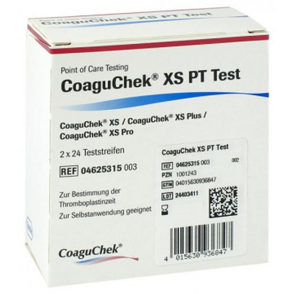 Тест-полоски CoaguChek XS PT Test PST №48