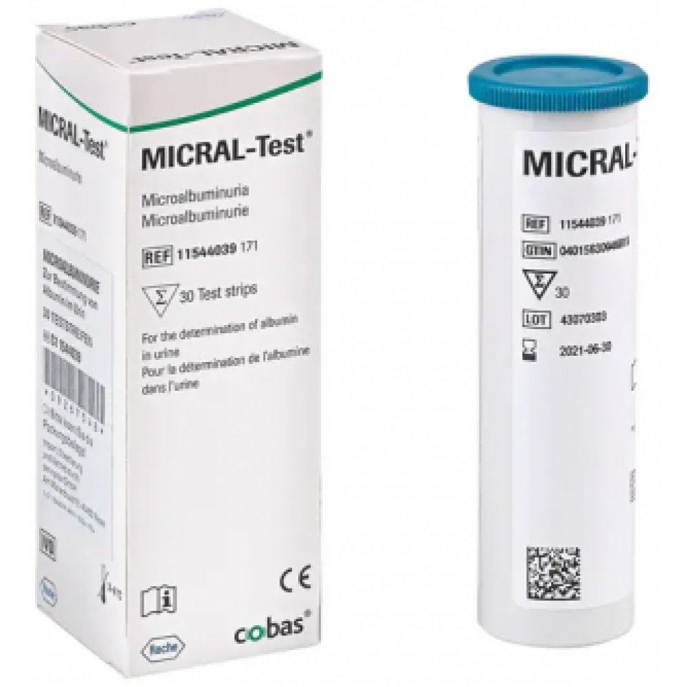 Тест-полоски Roche Micral-Test №30 для микроальбуминурии