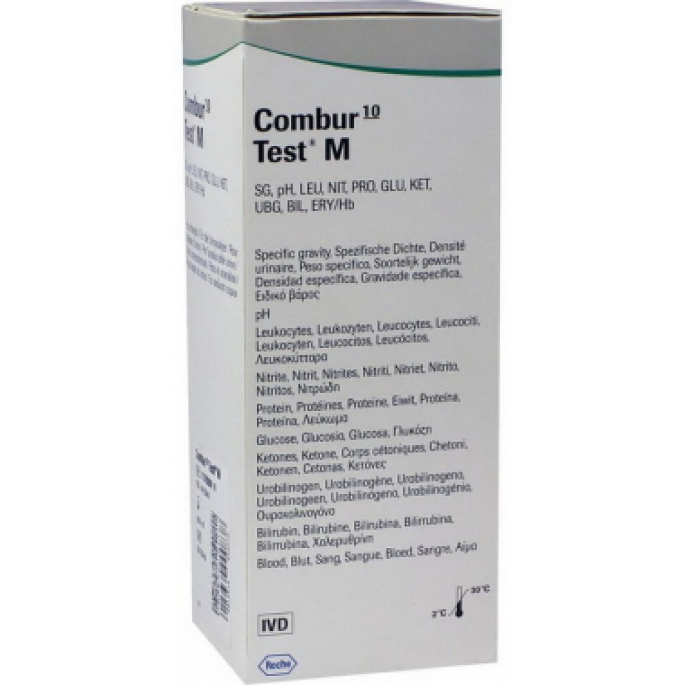 Тест-полоски Roche Combur 10 Test M №100