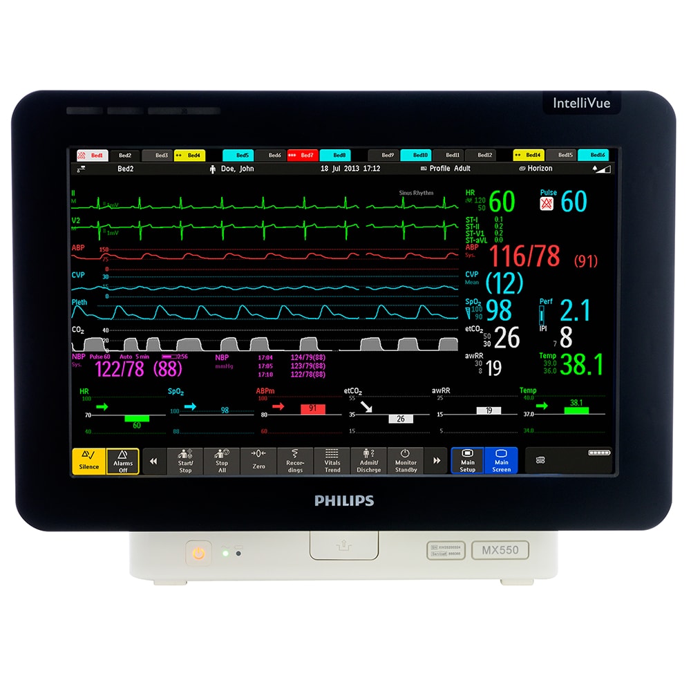 Philips IntelliVue MX550 - большой монитор пациента