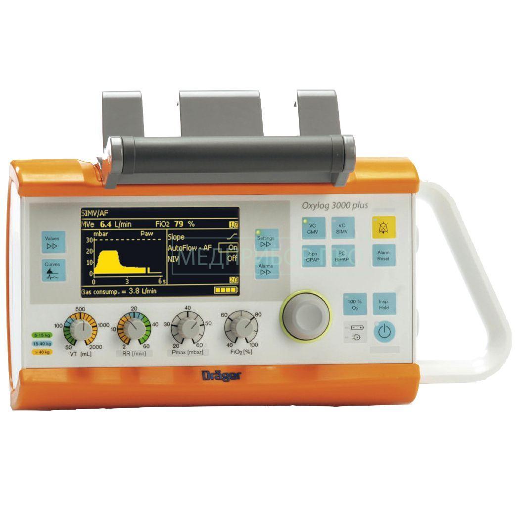 Dräger Oxylog 3000 Plus  - аппарат ИВЛ