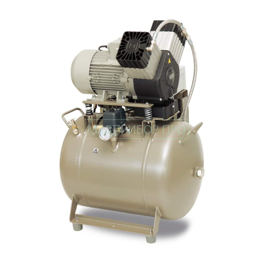 Ekom DK50 2V/50S - кoмпрeccoр безмасляный двухпоршневой
