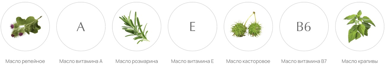 Ингредиенты VITAFORM для волос