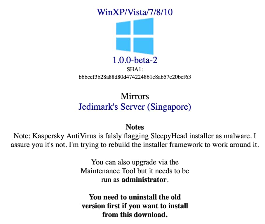 SleepyHead для Windows